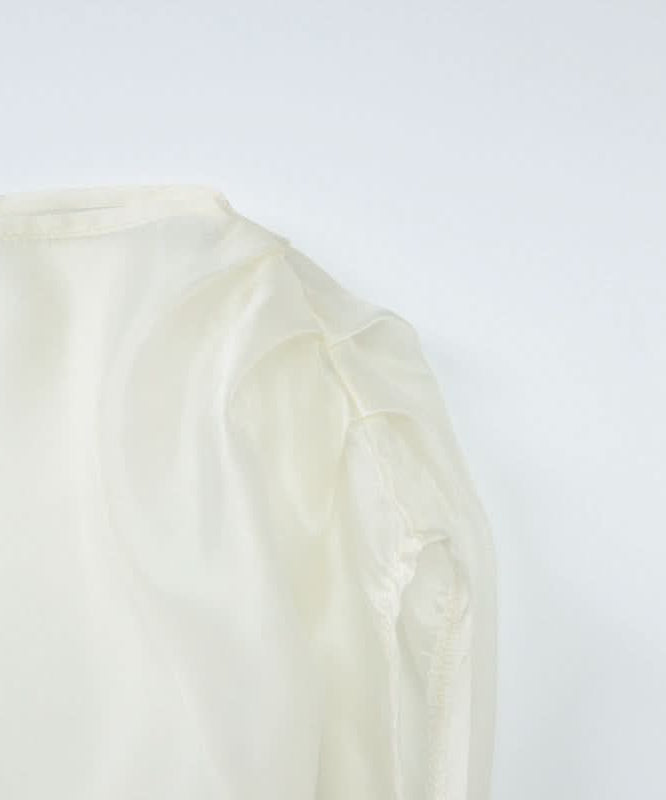 Effortless Glamour: Sheer One-Shoulder Blouse | Fall Evenings & Holiday Parties