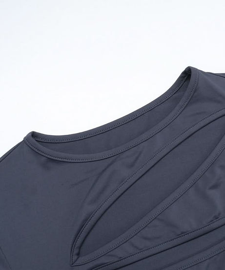Fall '25 Statement Style: Chic Cut-Out Top & Flared Legging Set – Trendy Two-Piece for American Women