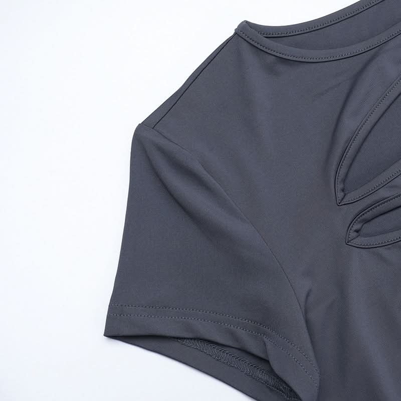 Fall '25 Statement Style: Chic Cut-Out Top & Flared Legging Set – Trendy Two-Piece for American Women