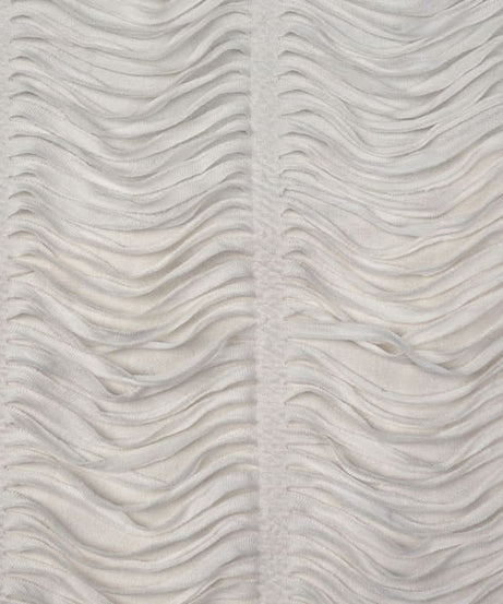 Holiday Gala White Sculptural Halter Maxi Dress - Backless & Textured