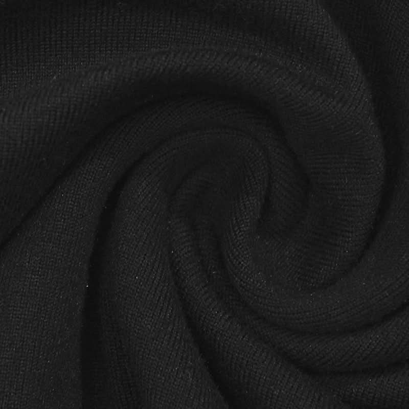 Chic Black Tube Top for Women - Versatile Fall & Holiday Layering Essential