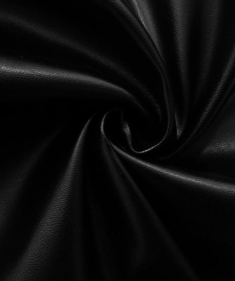 Chic Chocolate Faux Leather Ruched Tube Top - Fall Nights & Holiday Party Ready