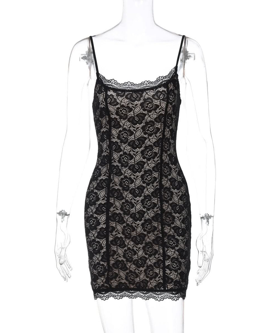 Alluring Black Lace Cami Mini Dress | Your Perfect Fall & Holiday Style Essential
