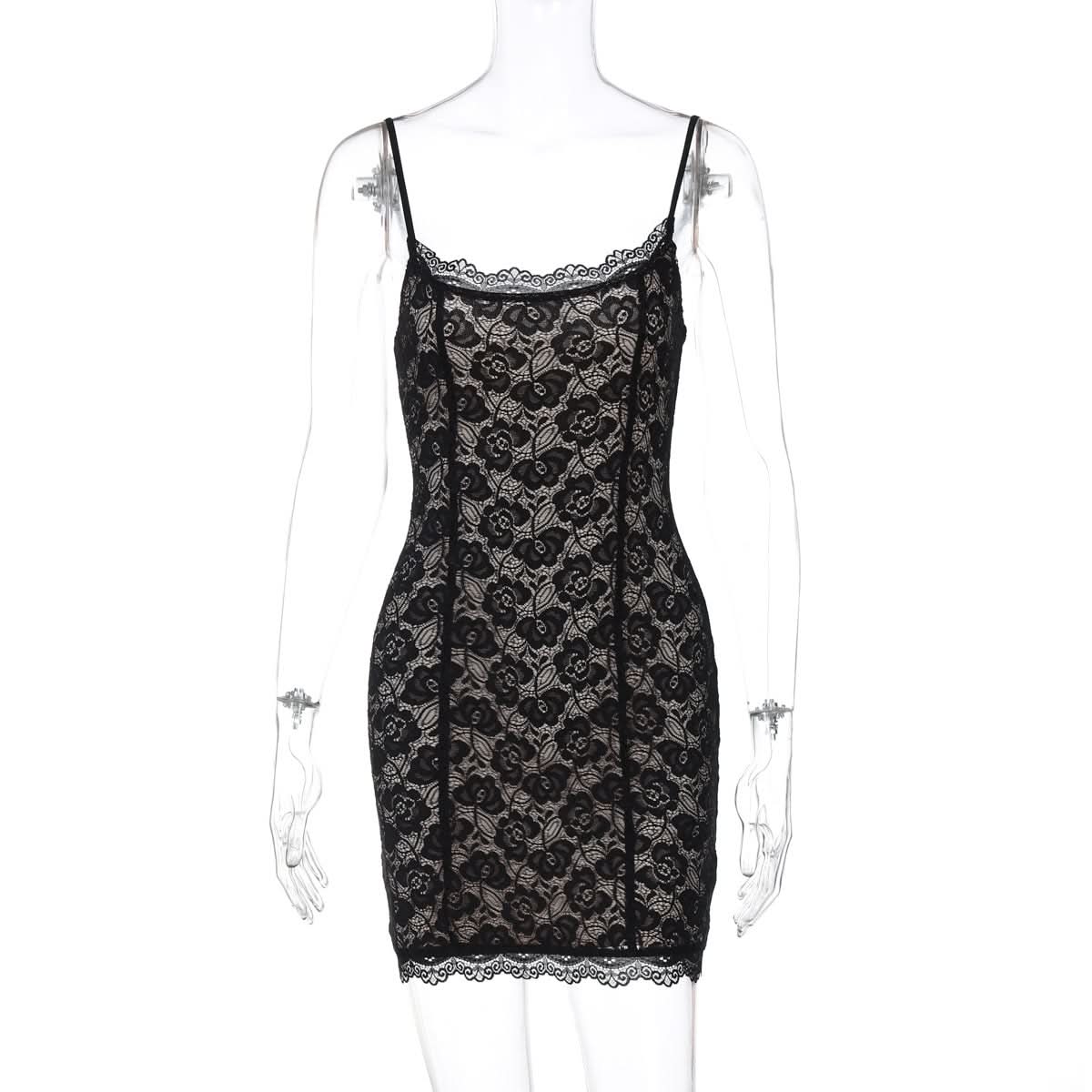 Alluring Black Lace Cami Mini Dress | Your Perfect Fall & Holiday Style Essential