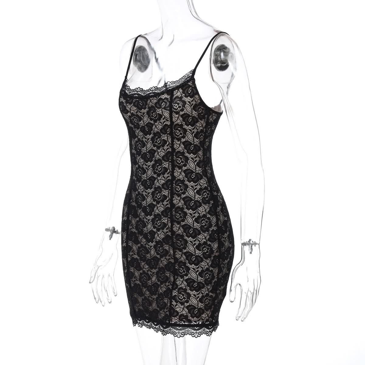 Alluring Black Lace Cami Mini Dress | Your Perfect Fall & Holiday Style Essential