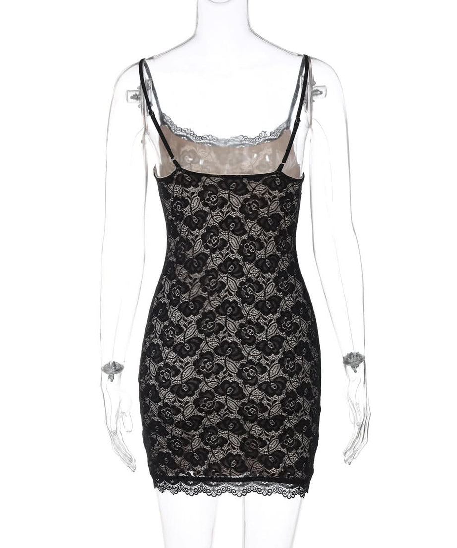 Alluring Black Lace Cami Mini Dress | Your Perfect Fall & Holiday Style Essential