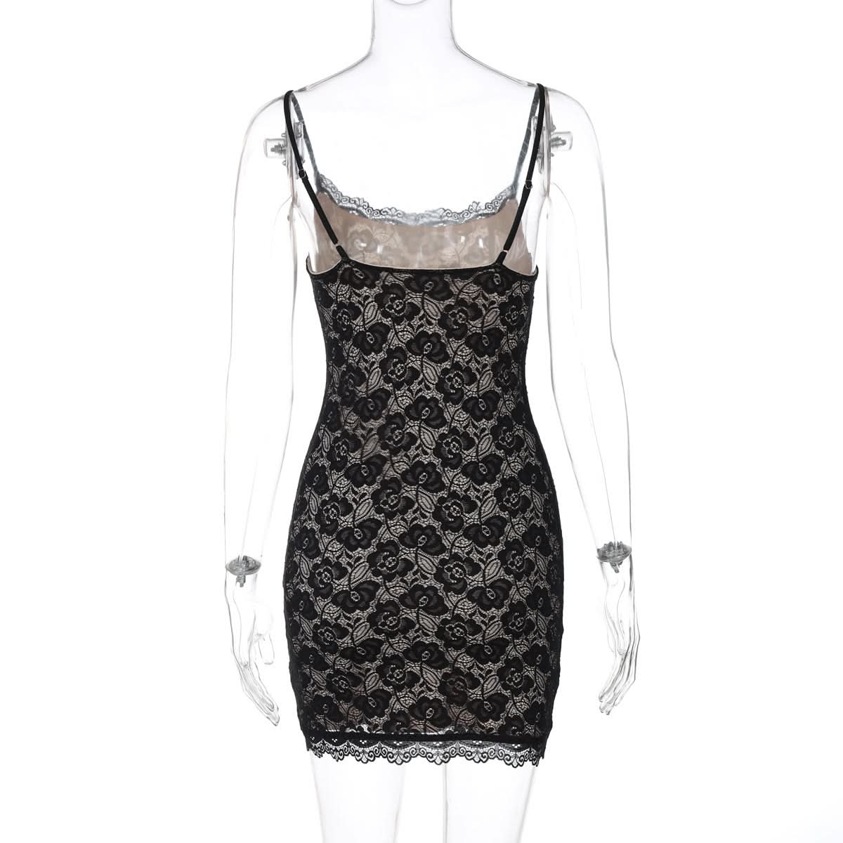 Alluring Black Lace Cami Mini Dress | Your Perfect Fall & Holiday Style Essential