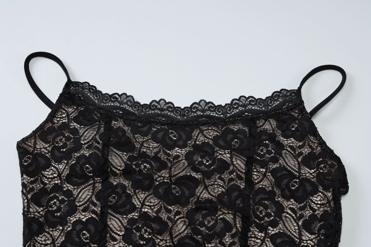 Alluring Black Lace Cami Mini Dress | Your Perfect Fall & Holiday Style Essential