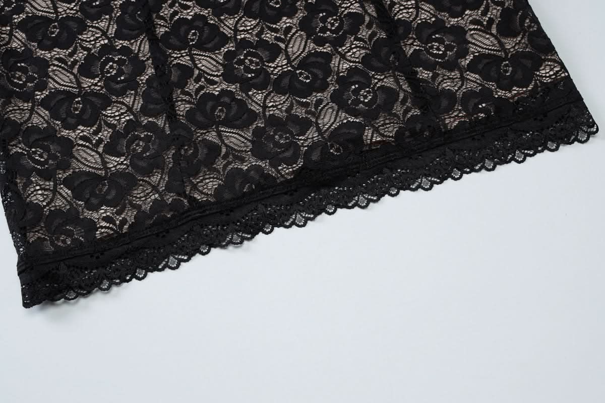 Alluring Black Lace Cami Mini Dress | Your Perfect Fall & Holiday Style Essential