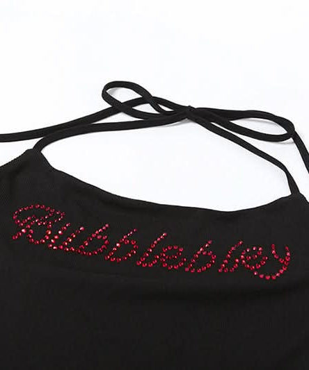 Bubbly Sparkle Halter Bodysuit – Your Go-To for Fall Nights & Holiday Glam