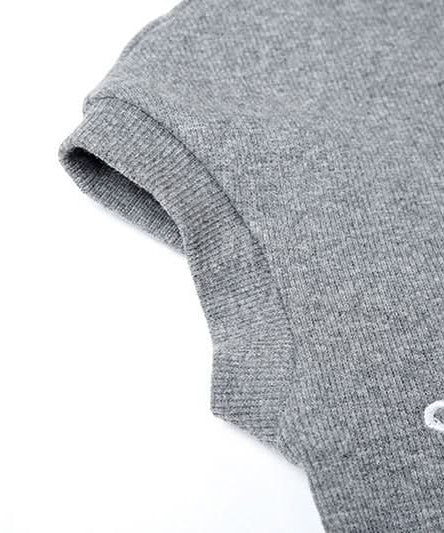 Chic Ribbed Mock Neck Crop Top - Embroidered Letter Graphic Tee for Fall Fashion