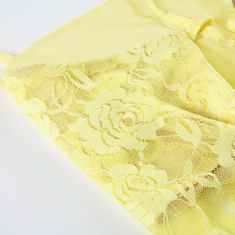 Romantic Pink Floral Lace Cami Top - Chic Cross Back & Coquette Style for Fall Layering