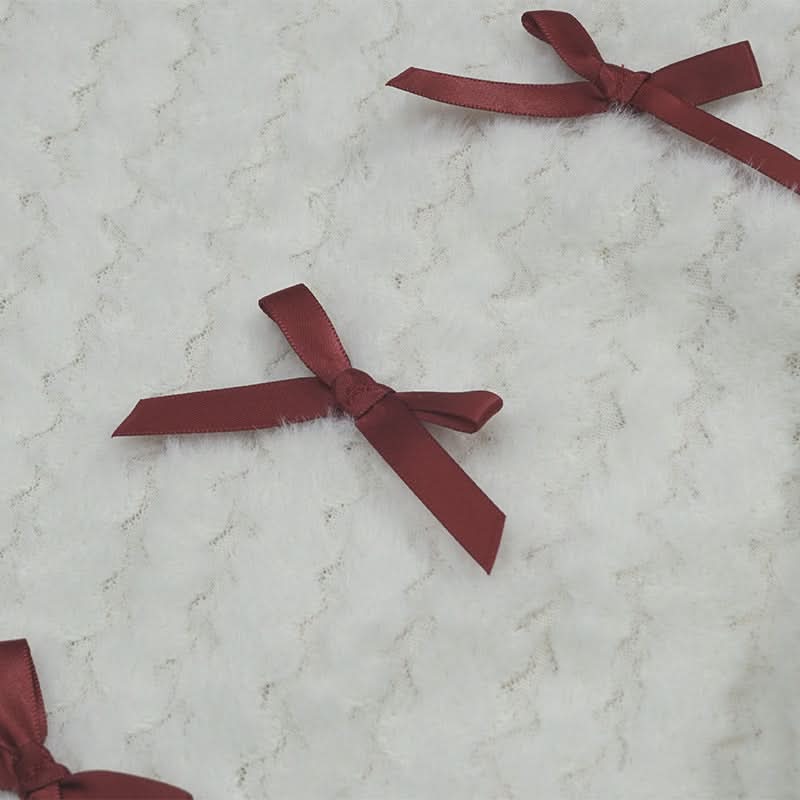 Coquette Bow-Detailed Off-Shoulder Knit Top – Cozy Fall Fashion for American Women