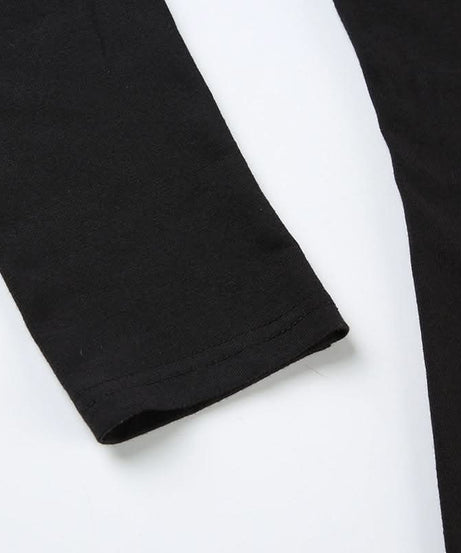 New York Peace & Love Off-Shoulder Long Sleeve Top - Women's Fall Fashion Must-Have