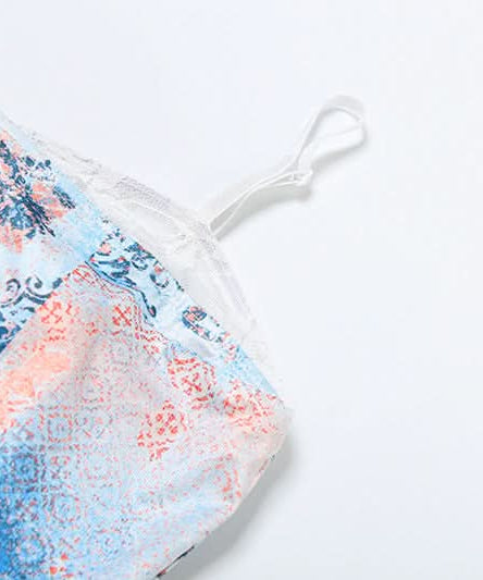 Chic Patchwork Cami Top & Lace Slit Maxi Skirt Set - Your Fall Getaway Essential