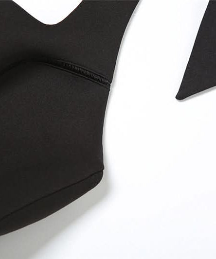 Fall & Holiday Party Essential: Chic Black Halter Mini Dress with Bow Tie Detail | The Ultimate LBD