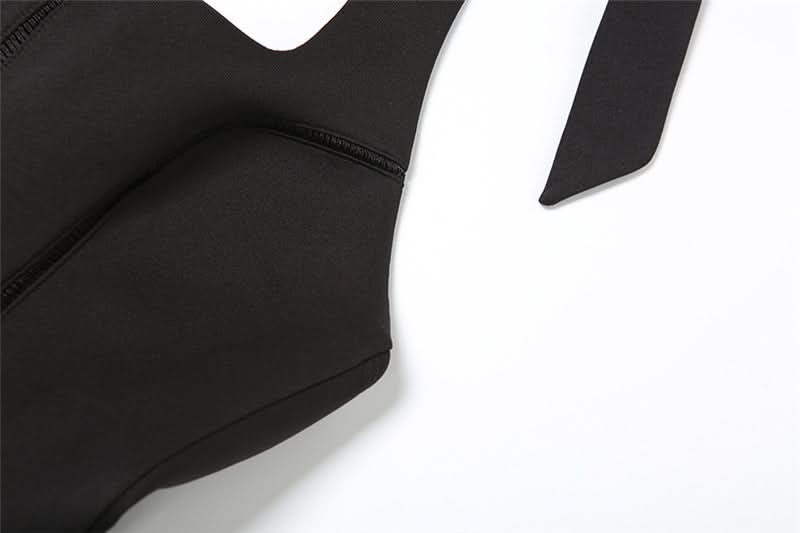 Fall & Holiday Party Essential: Chic Black Halter Mini Dress with Bow Tie Detail | The Ultimate LBD