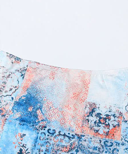 Chic Patchwork Cami Top & Lace Slit Maxi Skirt Set - Your Fall Getaway Essential