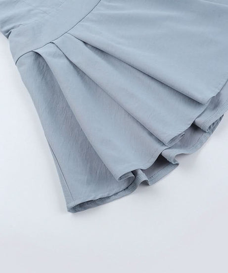 Chic Periwinkle Pleated Backless Mini Dress - Strappy Cami for Fall & Holiday Styles