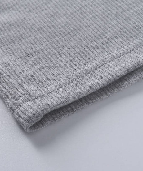 Cozy Chic Ribbed Quarter-Zip Crop Top | Women's Long Sleeve Athleisure with Thumbholes for Fall