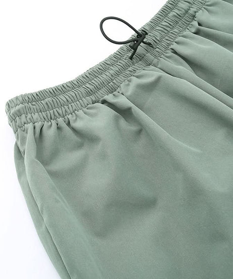 Effortless Fall Style: Women's Sage Green Baggy Cargo Pants | Wide-Leg Drawstring Trousers