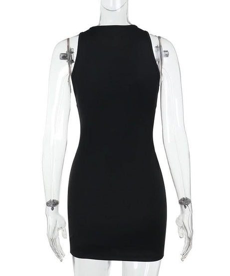 Sultry Black Keyhole Corset Mini Dress – Perfect for Fall Parties & Date Nights