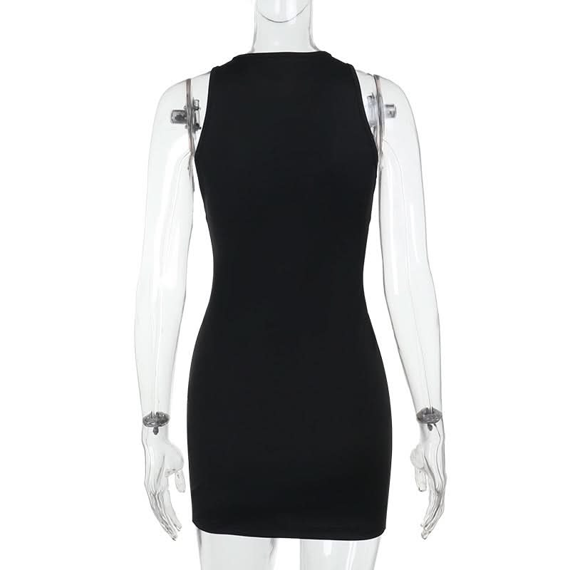 Sultry Black Keyhole Corset Mini Dress – Perfect for Fall Parties & Date Nights