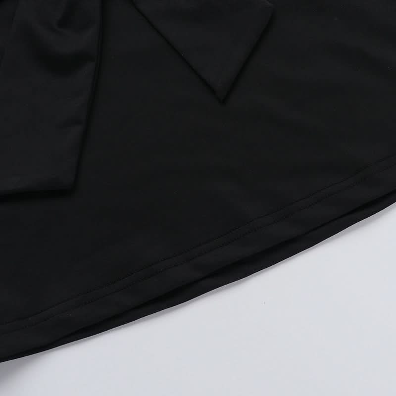 Chic Black Bowknot Strapless Top | Fall & Holiday Party Essential for Women