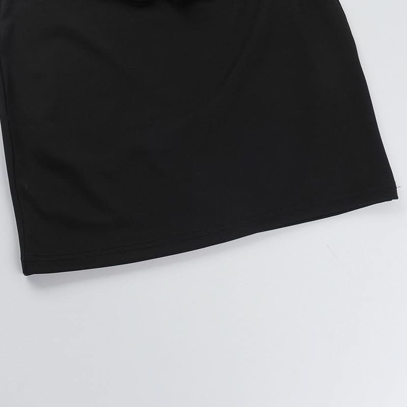 Sultry Black Keyhole Corset Mini Dress – Perfect for Fall Parties & Date Nights