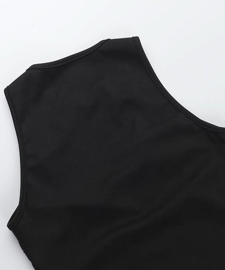 Sultry Black Keyhole Corset Mini Dress – Perfect for Fall Parties & Date Nights