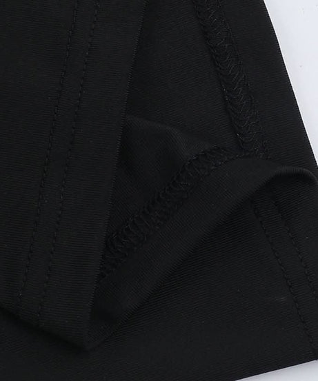 Fall & Holiday Ready: Black V-Neck Crop Top & Asymmetric Cut-Out Flared Pant Set