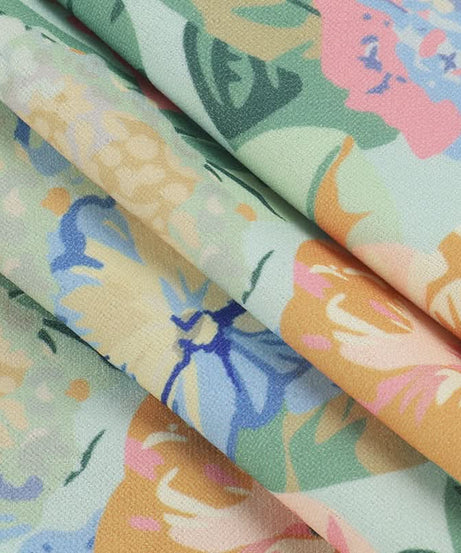 Vibrant Fall Bloom Backless Tube Top | Chic Floral Strapless for Effortless American Style