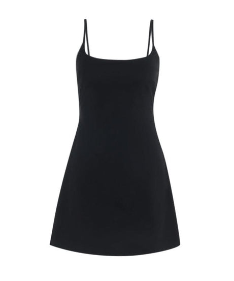 Chic Backless Black Cami Mini Dress | Your Essential Fall Night Out & Layering Staple
