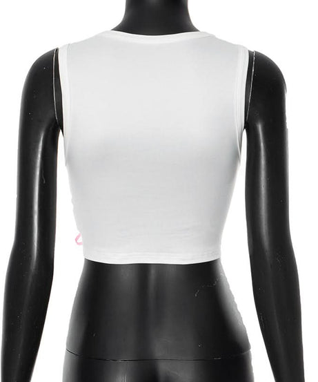 Sassy "I'm Your Favorite" Pink Lace-Up Crop Top - Fall's Must-Have Statement Piece