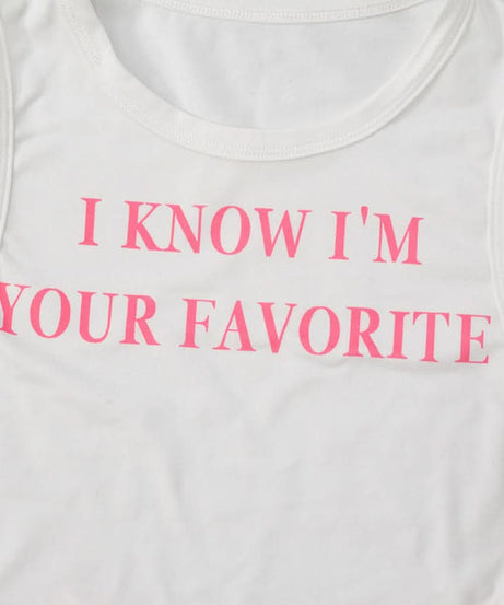 Sassy "I'm Your Favorite" Pink Lace-Up Crop Top - Fall's Must-Have Statement Piece