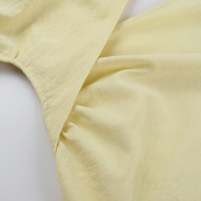 Chic Lemon Yellow Cut-Out Maxi Dress - Your Ultimate Resort & Vacation Gown