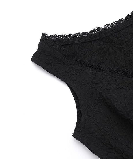 Haunted Elegance: Gothic Off-Shoulder Lace & Cross Mini Dress - Perfect for Halloween & Spooky Season