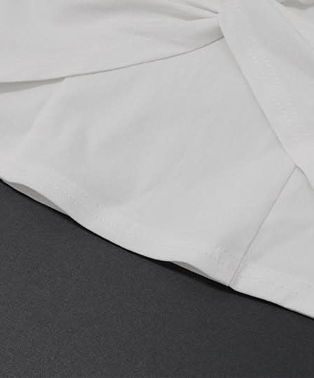 Chic White Collared Twist-Front Top | Effortless Fall & Layering Essential