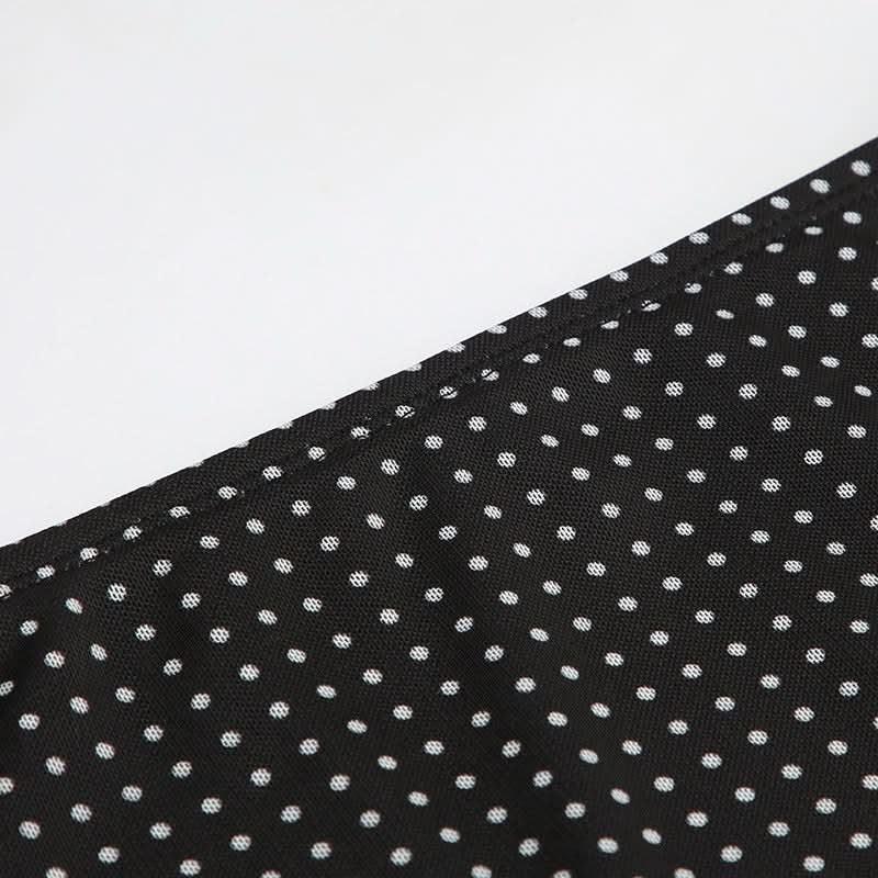 Effortlessly Chic Polka Dot Mesh Maxi Skirt - Your Versatile Fall & Holiday Essential