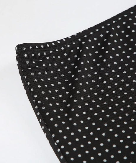 Effortlessly Chic Polka Dot Mesh Maxi Skirt - Your Versatile Fall & Holiday Essential