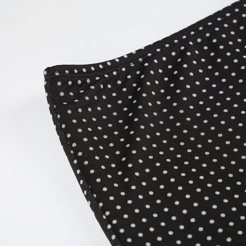 Effortlessly Chic Polka Dot Mesh Maxi Skirt - Your Versatile Fall & Holiday Essential
