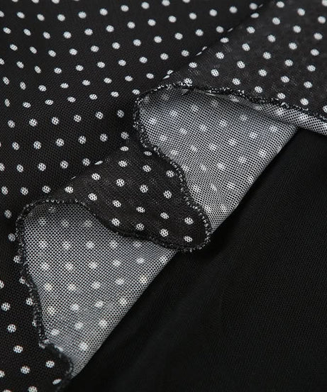 Effortlessly Chic Polka Dot Mesh Maxi Skirt - Your Versatile Fall & Holiday Essential