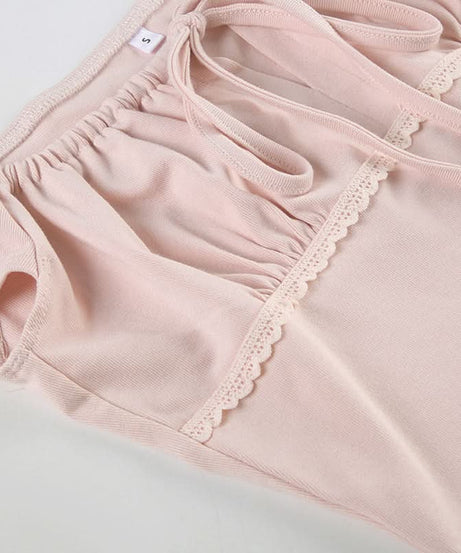 Blush Pink Romantic Square Neck Top with Versatile Ribbon Tie | Chic Fall Transition Cap Sleeve Blouse for Women