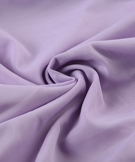 Elegant Lavender Halter Maxi Dress - Sweetheart Ruched Mesh Bodice for Autumn Soirees