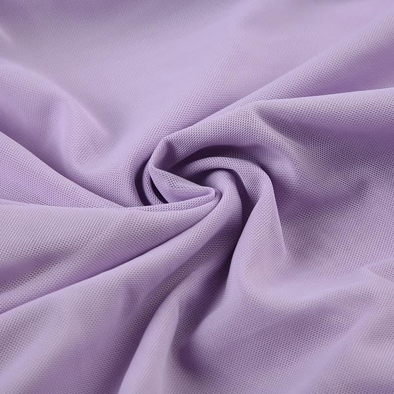 Elegant Lavender Halter Maxi Dress - Sweetheart Ruched Mesh Bodice for Autumn Soirees