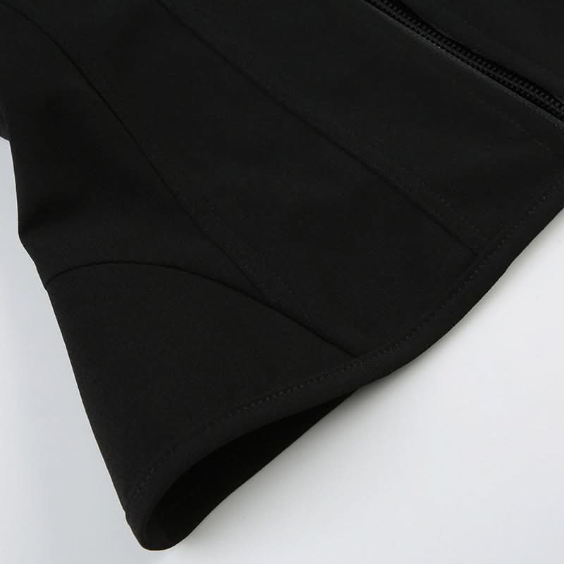 Fall Chic 2-in-1 Sculpting Square Neck Corset Tank Top - Red & Black