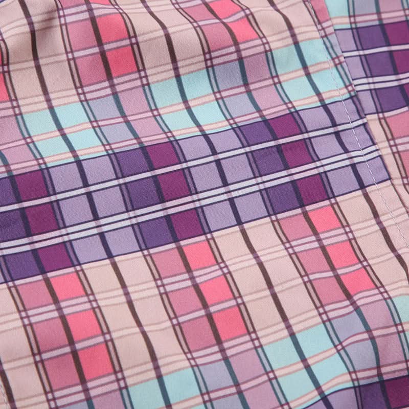 Coquette Plaid Sweetheart Bustier Top with Lace Trim - Y2K Inspired Fall Fashion