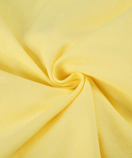 Sunny Charm Bow Tie V-Neck Cap Sleeve Top - Bright Yellow Fall Layering Essential