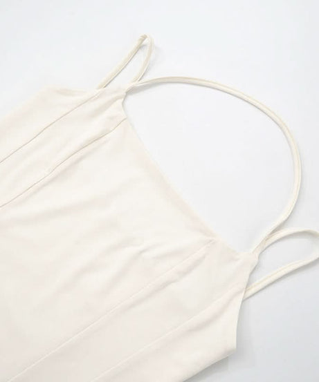 Sculpting Square Neck Halter Cami Top - Chic Fall Layering Essential for Women