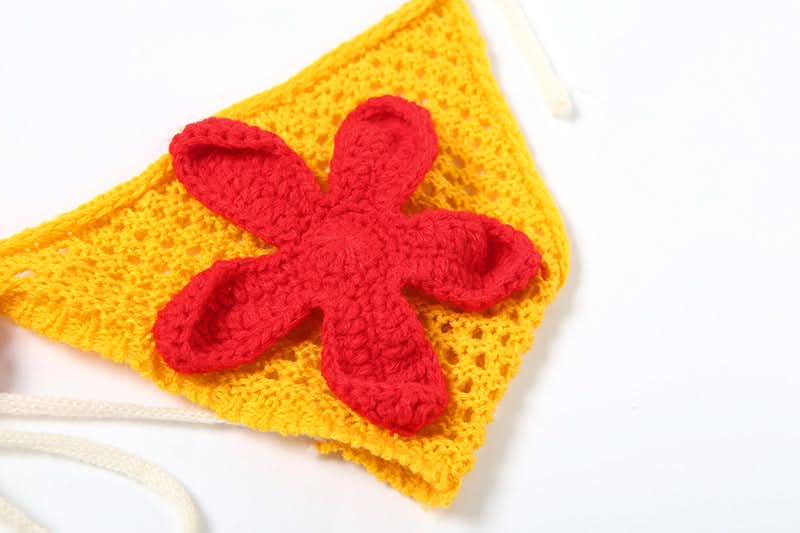 Sunny Escape Yellow Crochet Halter & Shorts Set - Tropical Vacation & Resort Wear